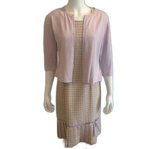 Sheath dress and cardigan by Rabbit Rabbit Rabbit, Women's, Size 8-10.